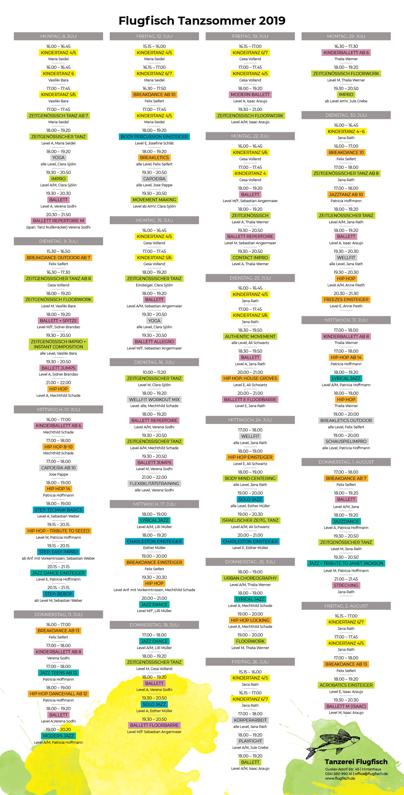 Flugfisch Sommertanz